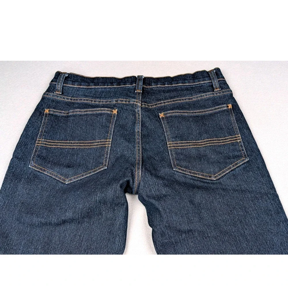Redhead Mens Dark Wash Straight Leg Denim Jeans‎ Blue 32x30 0124